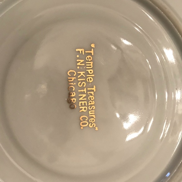 F.N. Kistner “Temple Treasures” OES Masonic Teacup - Picture 12 of 12